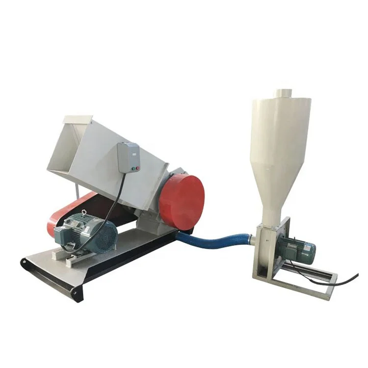 PVC plastic pipes recycled shredder crusher crushing machine