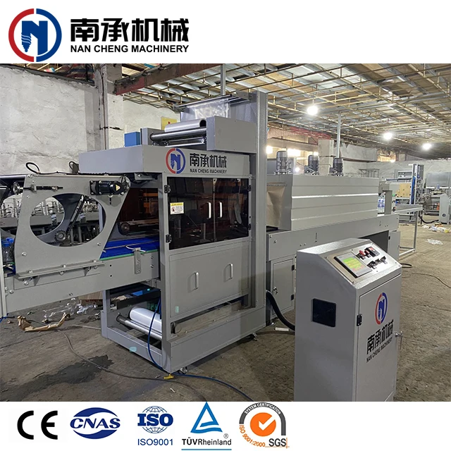 PE film shrink packing machine /bottle sleeve wrapper thermal shrink packer