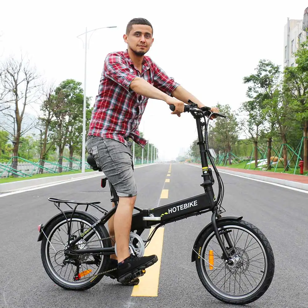 20 дюймов 7 скоростей со скрытыми батареями складной электрический велосипед женские 250w 350w