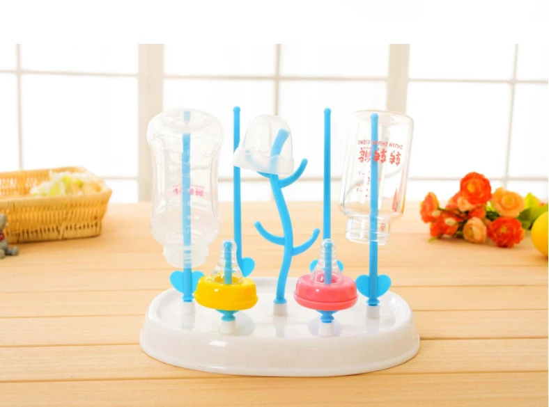 MH194 Baby Bottle Drying Rack Cup Drying Rack with Drainer Bottle Holder for Baby