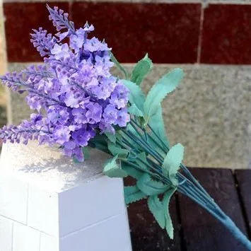 artificial lavender flower bouquet for decoration