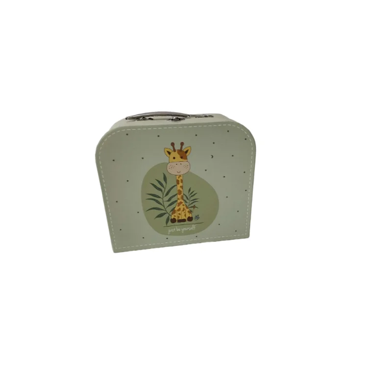 mini cardboard suitcase box for kids