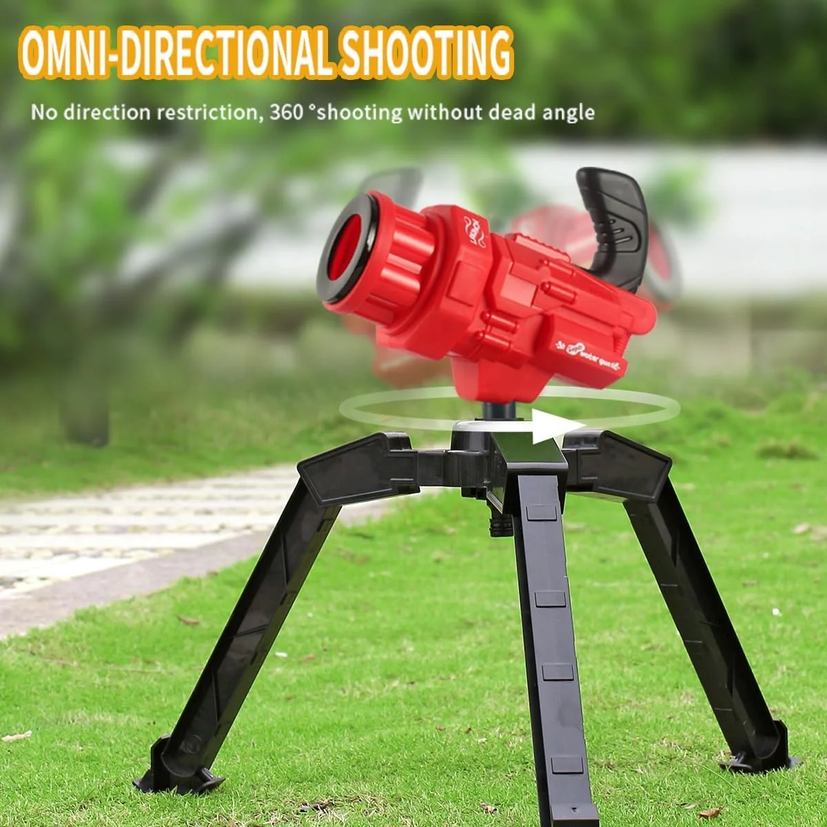 Garden Sprinkler Water Guns for Kids Super Gatling Squirt Gun Unlimited Water Capacity Summer Outdoor Water Fighting Pool Toy