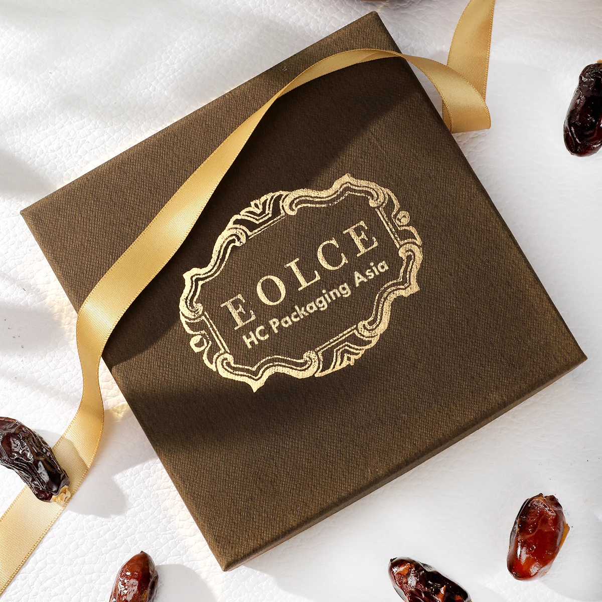 Recyclable Wholesale Arabic Ramadan Mubarak Palm Dates Gift Box Nut Dried Fruit Eid Biscuit Dessert Gift Medjool Dates Box