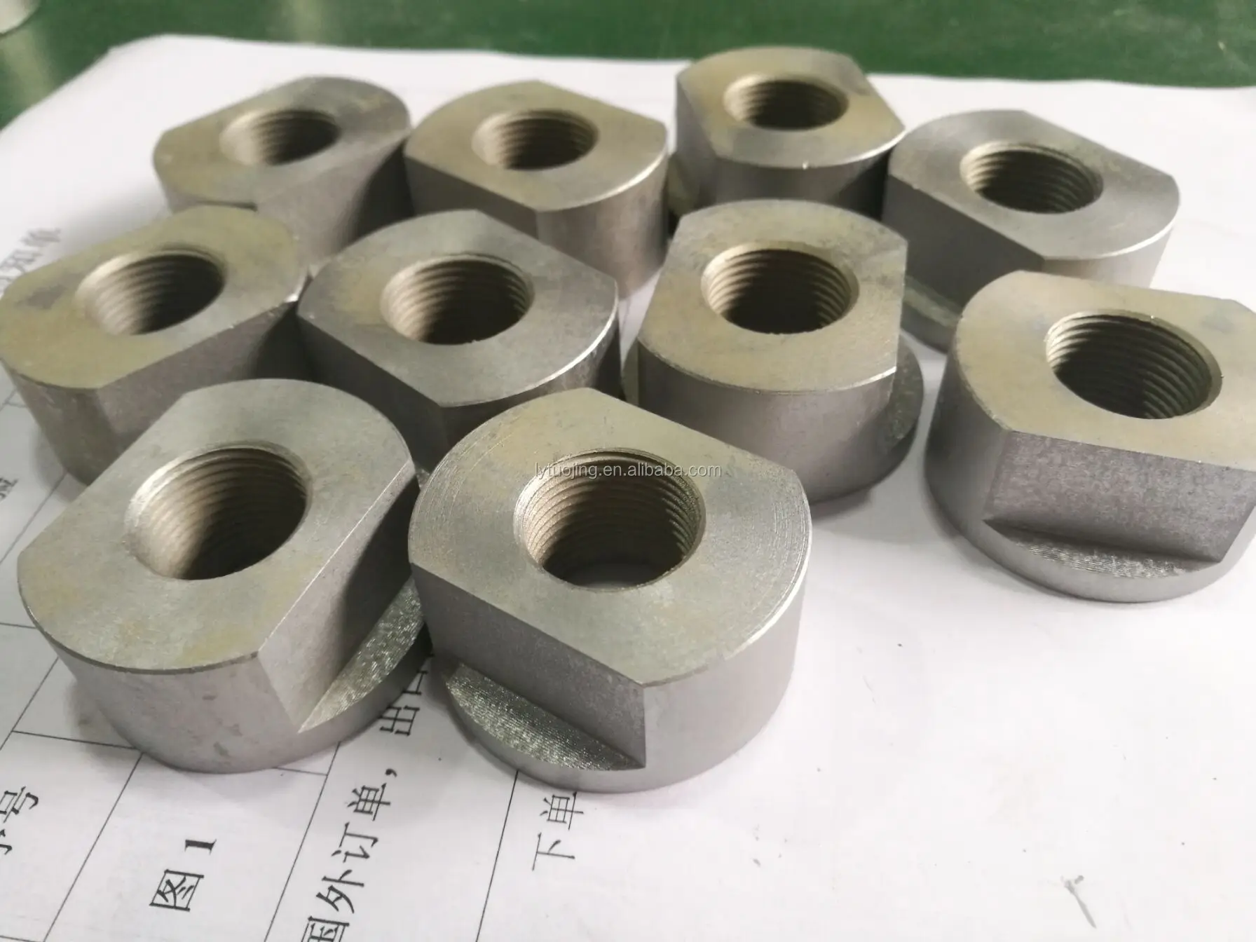 Чистая молибдена Mo гайка/Крепеж