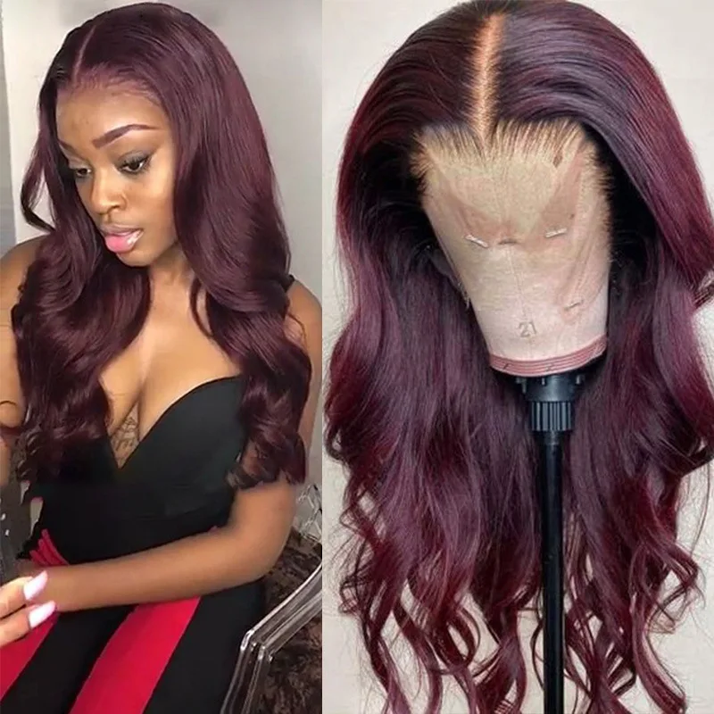 Wholesale Best Seller Red Wine Cheap Synthetic Hair Wigs Heat Resistant Perruques-Naturelles-Court Pixie Cut Wig for Women