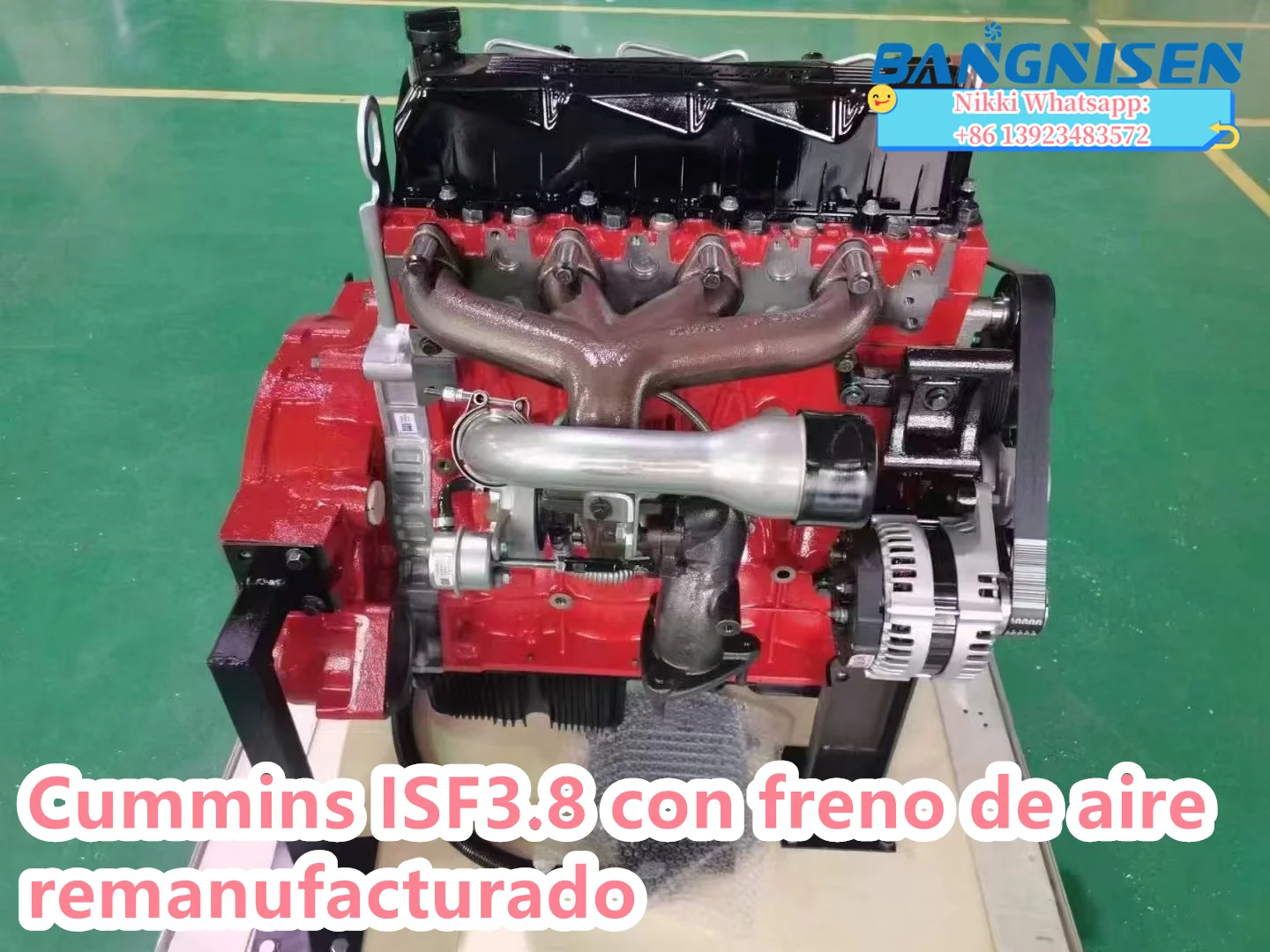 Восстановленный двигатель Cumminss ISF3.8 идеально подходит для Freightlinerr M2 106 Fusoo Canter 3500 и многое другое