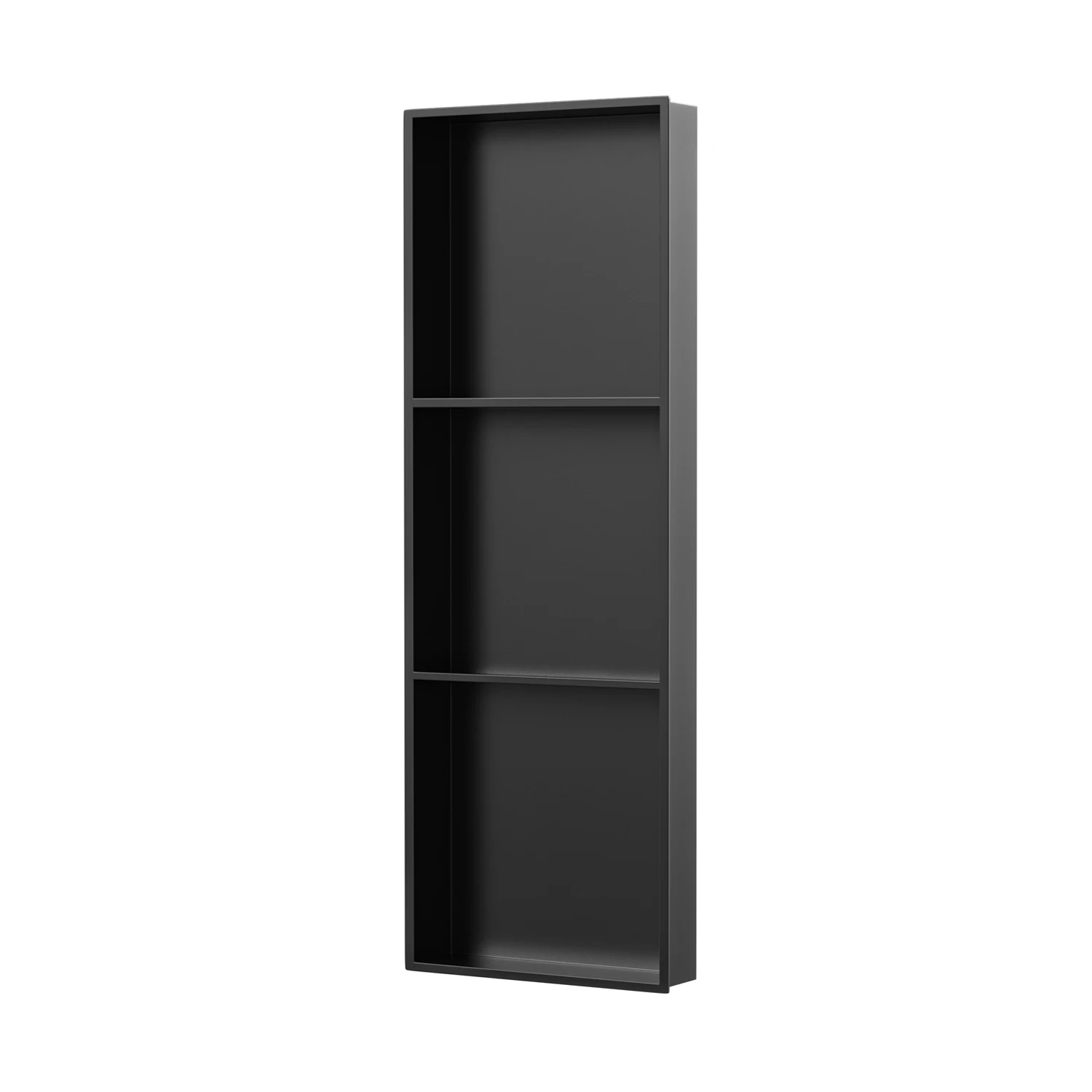 OEM Durable 90cm Three Layers Black Shower Wall Niche Product Crafted from Stainless Steel for Longevity