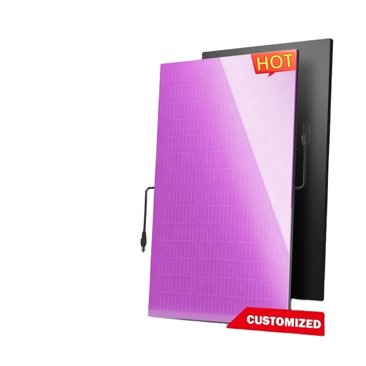 Yonz 2024 best selling solar module solar panels bificial double glass solar colourful solar panel for BIPV