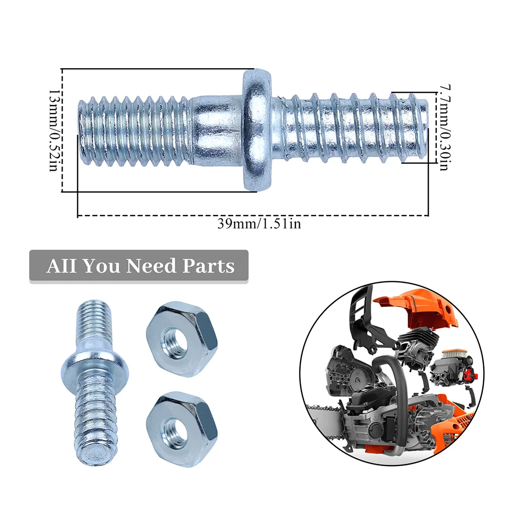 Bar Studs & Nuts for Stihl MS250 MS170 MS180 MS192T MS210 MS230 017 018 021 023 025 Chainsaw Replacement Spare Parts