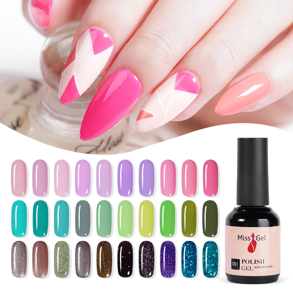2237 Color High Quality Non Toxic Wholesale Nail Supplies Natural UV Nail Gel Polish