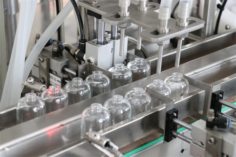 JB-P4 Automatic 10ml Pocket Refill Liquid Small Mini Bottle Capping And Crimping Perfume Filling Machine