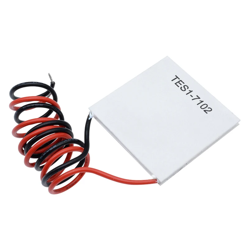 TES1-7102 23*23 Semiconductor Cooler Peltier DC5-8V 5A Semiconductor Refrigeration Peltier for Heat Dissipation