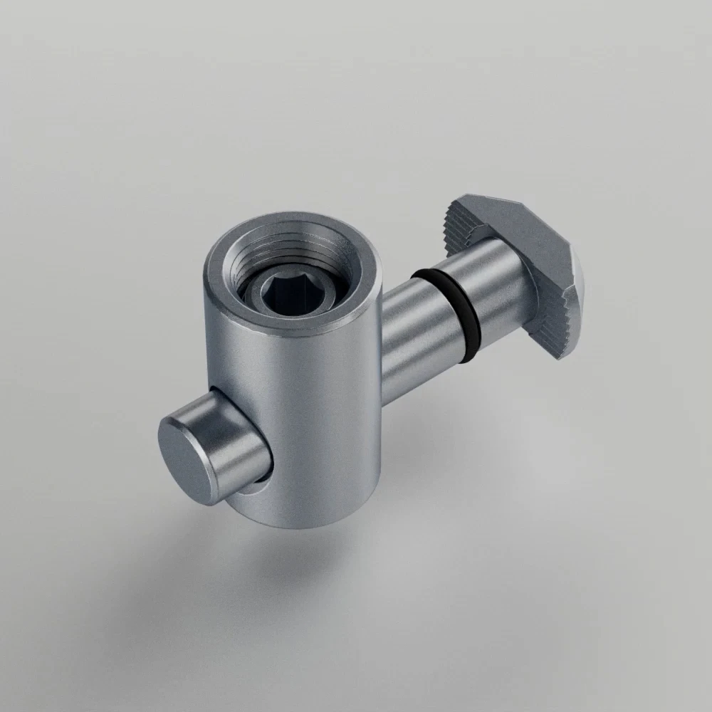 Aluminum profile accessory  connector 302.0302A.01