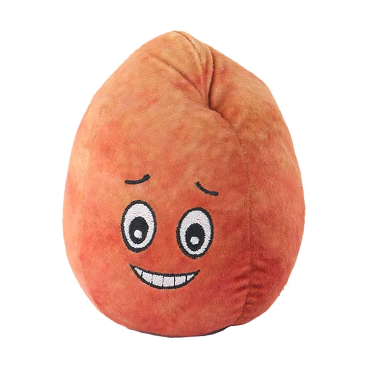 D King Chinese Manufacturer Fruit Vegetable Plush Interactive Durable Chewing Squeaky Recycled AvocadoToys for Dogs