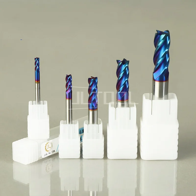 Wholesale Endmill Carbide Milling Cutter Tungsten Carbide HRC65 Tools Solid Carbide End Mill Cutter