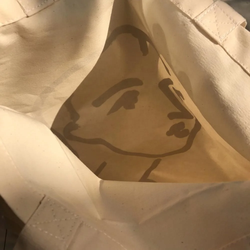 
organic cotton tote bag recycle cotton canvas bag 