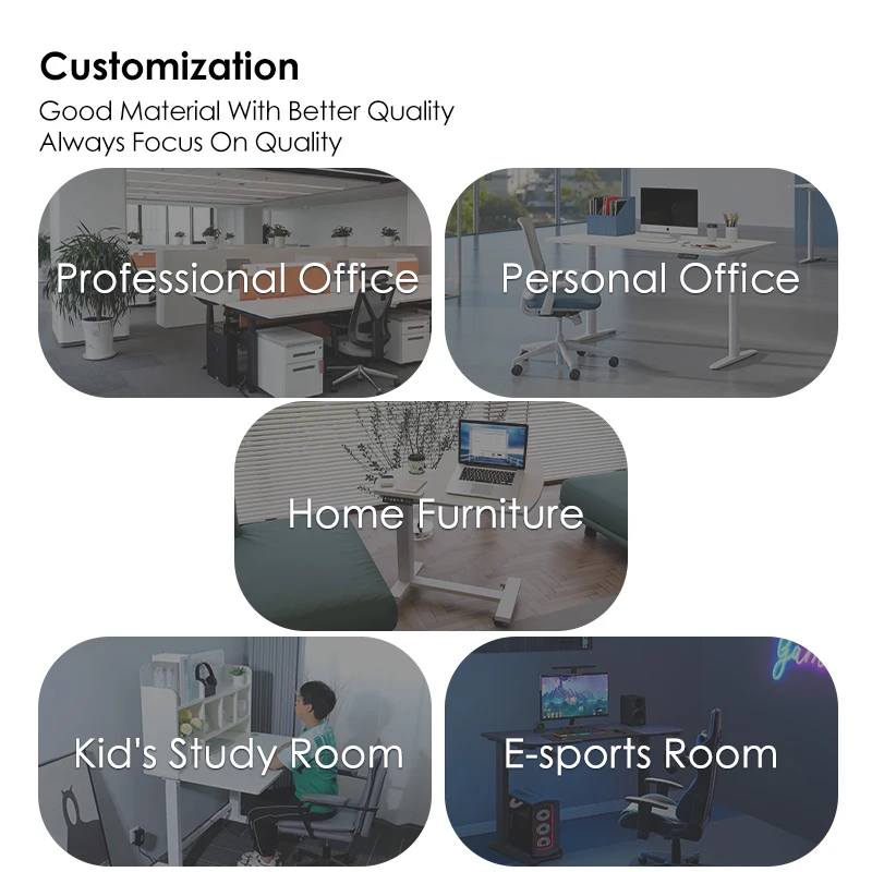 2G24 Carbon fiber texture desktop metal fixed height gaming desk frame without height adjustable function pc computer game table