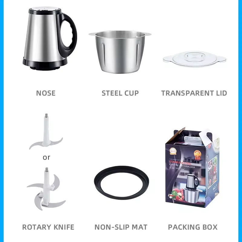 Wholesale manufacturer jinzhidao pounding machine 6L 10L 12L meat chopper yam pounder machine electric meat grinder