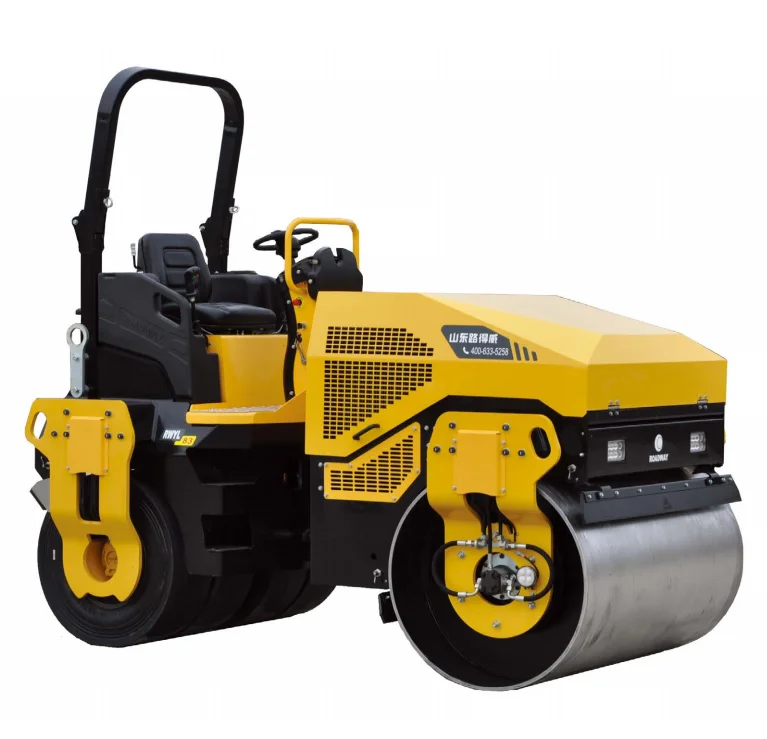 High Quality 4 Ton Double Motors Drive Combination Vibratory Roller For Sale