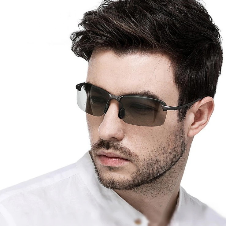 color change fast polarized lunettes photogray kaca mata fashion containers csi yoke neon square italian photochromic sunglasses