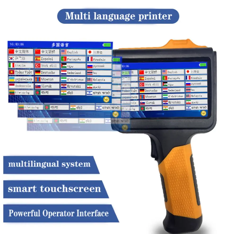 Good Quality Portable Small Handheld Inkjet Printer Print Paper Electric Service Provided Automatic Solvent Ink 1set
