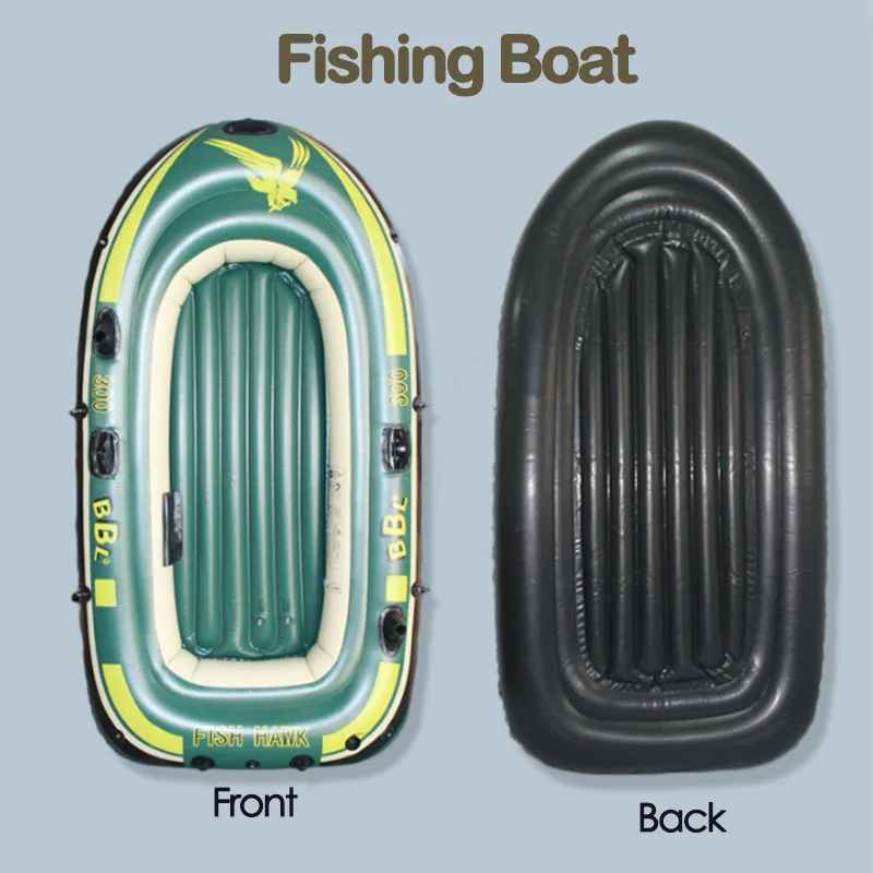 Wholesale 2 Chamber Customized 2-3 Persons Pvc Pontoon Boat Rigid River Boat Camping Travel Outdoor Inflatable Fishing Boat