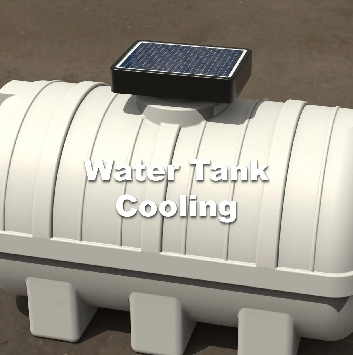 Compact Design 70W Solar Panel Powered Heat Air Extractor for Water Tank Cooler Solar Centrifugal Blower Cool Fan for water tank