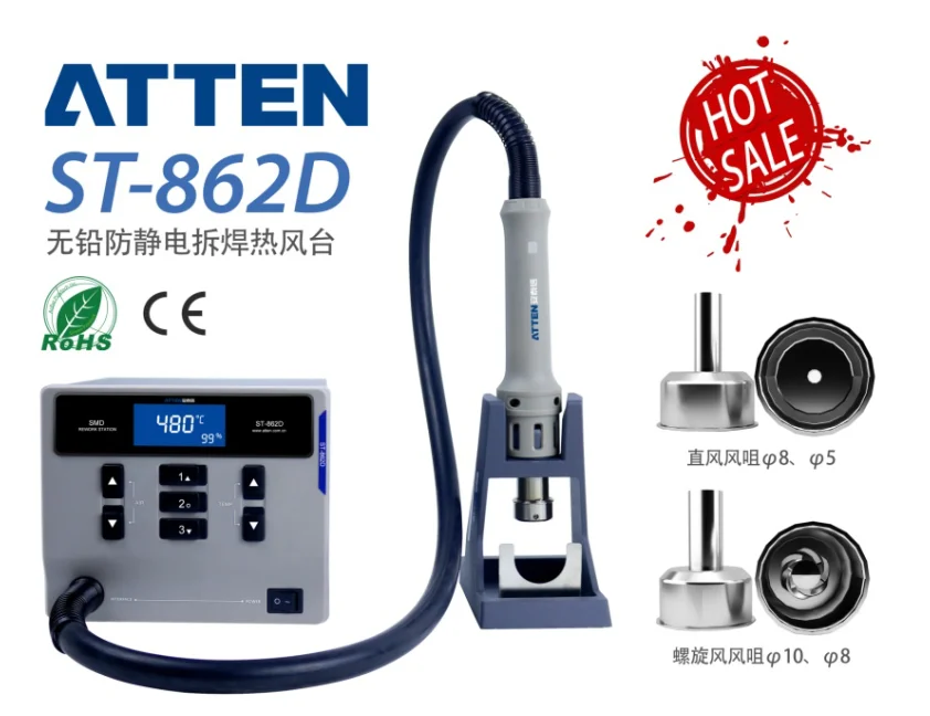 Оригинальный Фабричный с предложение внимание ST-862D пайки smd паяльная станция для мобильного телефона