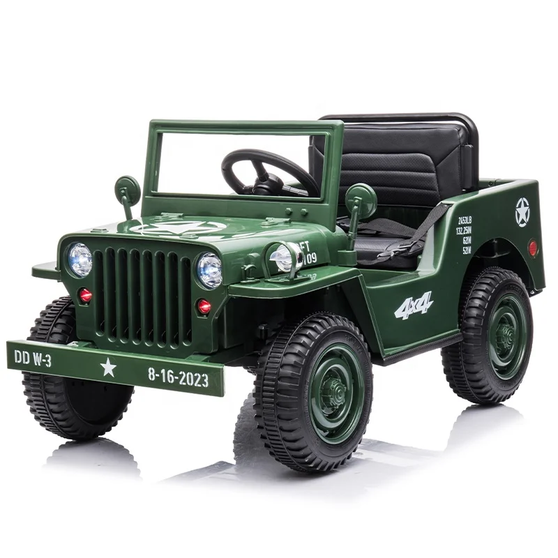 Новейшая дешевая игрушечная машинка на батарейках 4x4 12 В для детей вождения CE EN71 ROHS 2 4 ГГц с дистанционным управлением