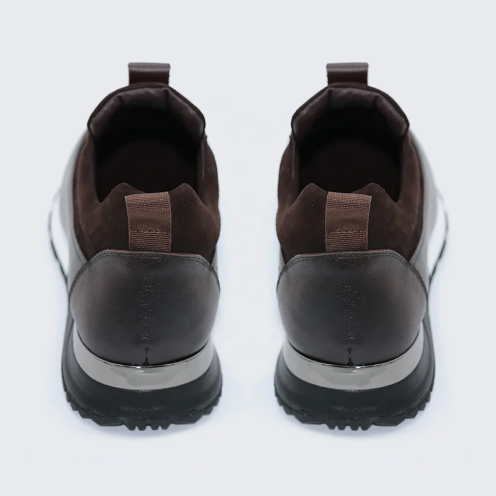 LANCI Custom Mens Genuine Leather Casual Sports Shoes premium sneakers Luxury Running Leather Sneakers For men