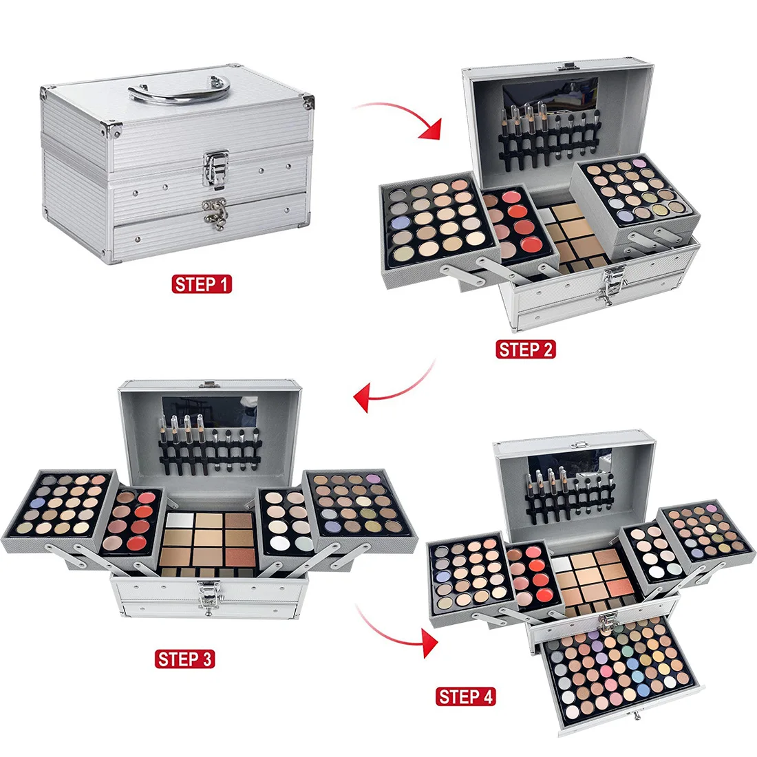 Fashion Makeup Gift Sets Organic Women Cosmetic Makeup Set All In One Professional Makeup Kit Full Palette Box Set