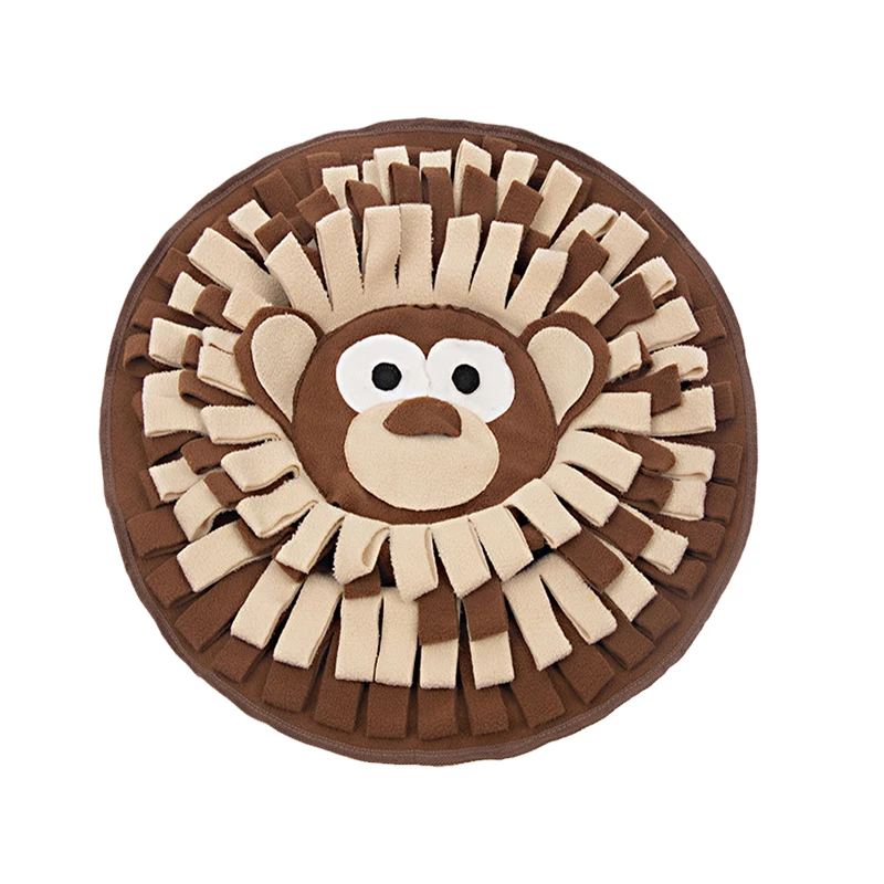 High quality non-slip polar fleece brain game pet snuffle mat slow eating mat for pet for dogs