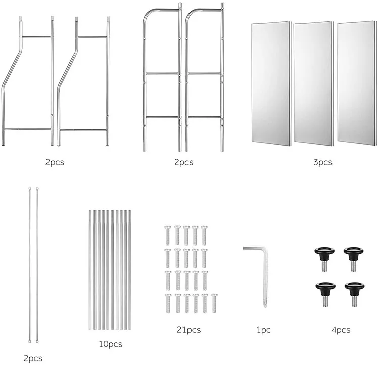 3-Tier Over The Toilet Shelf Stainless Steel Bathroom Organizer  Space Saver, 3-Tier Over The Toilet Storage Rack