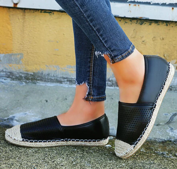 fashion leather driver female boat loafers flat women casual shoes