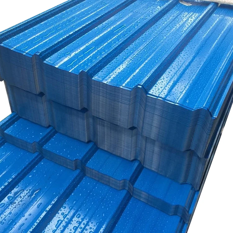 Factory low price galvanized Zinc Coated corrugated steel metal roofing sheet