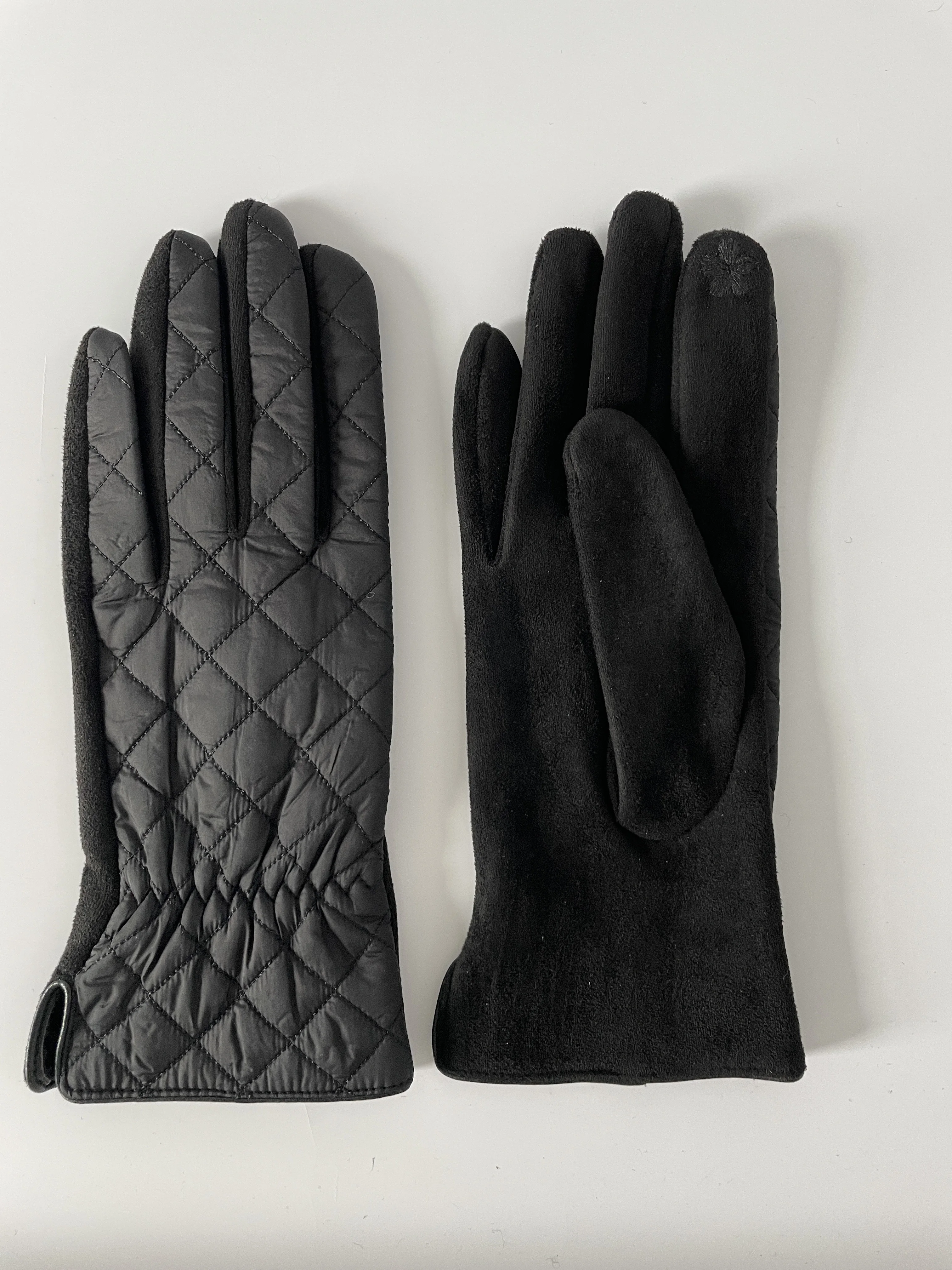 BSCI Manufacturer Custom Down Cloth Black Men Touch Screen Winter Thicken  Gloves
