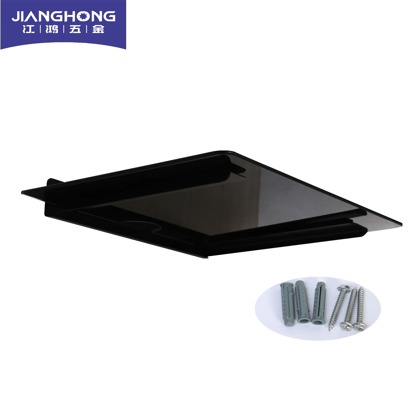 Professional Set-top Box Glass Wall set top box tv mount dvd wall bracket