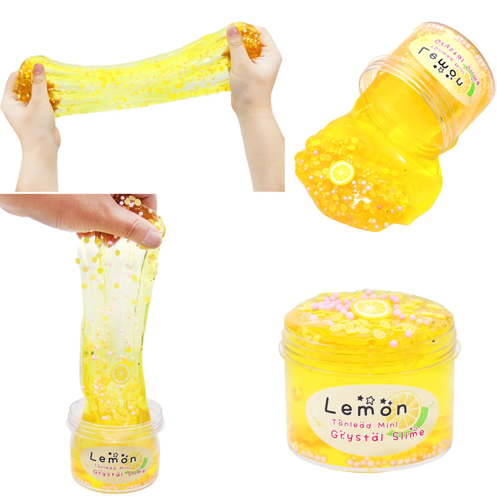 Hot Selling Crystal DIY Slime Kit Butter Fluffy Kids Mud Toys Supplier Non-toxic DIY Making Kit Slime