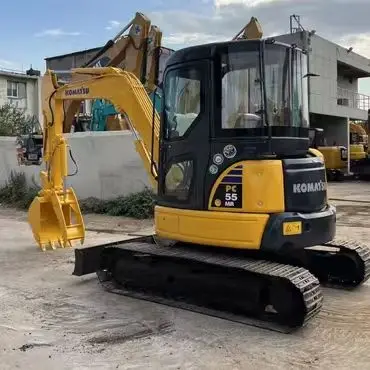 Японский оригинальный использованный мини Komatsu PC 50 55 MR экскаватор низкая цена для продажи