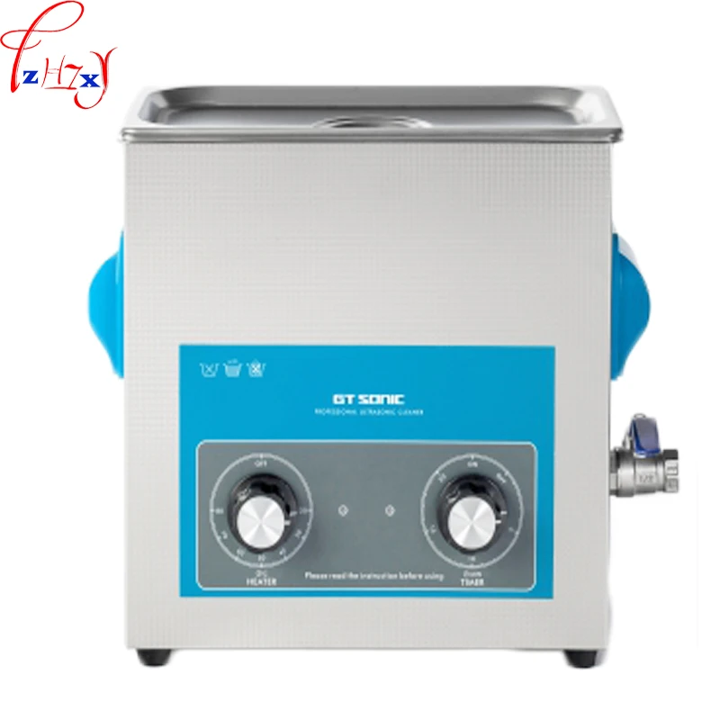 
6L ultrasonic cleaning machine VGT-1860QT glasses dental watch automatic heated ultrasonic cleaner 110/220V 
