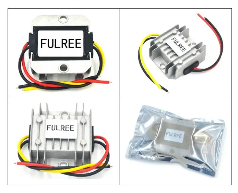 DC 12V to DC 12V 3A Buck Boost Converter 5-32V to 12Vdc Car Automatic Voltage Stabilizer Regulator Power Supply for Monitor