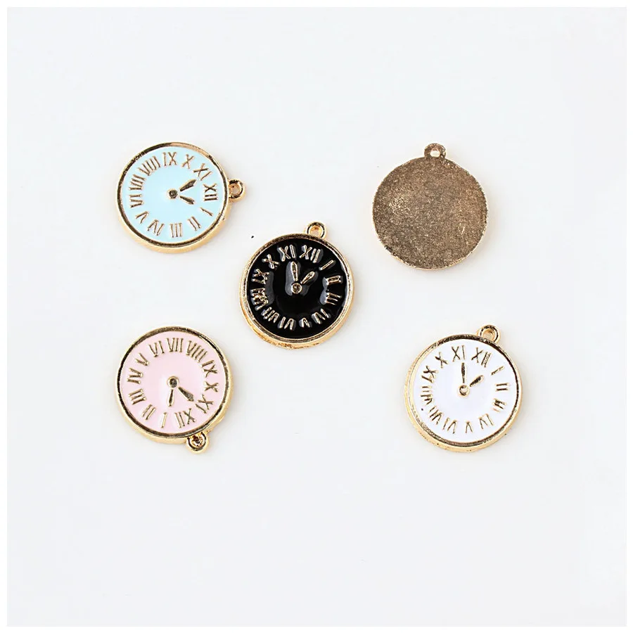 A Poker Metal Bulk Mexican Clock pink white black onyx modern pendant watch croc charms wholesale