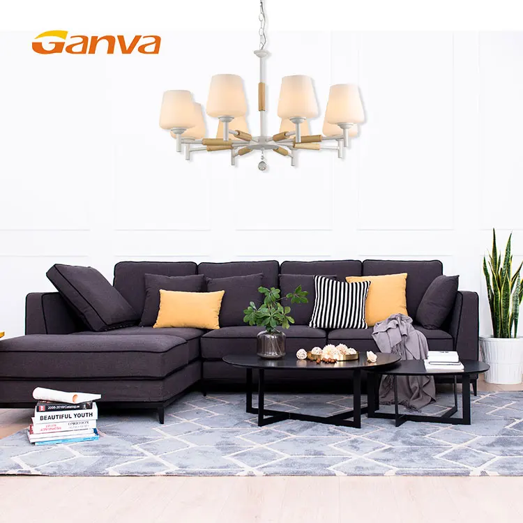 Ganva Chinese Style Modern Art Simple Beauty Design Chandelier Square 220 Volt Led Pendant Light