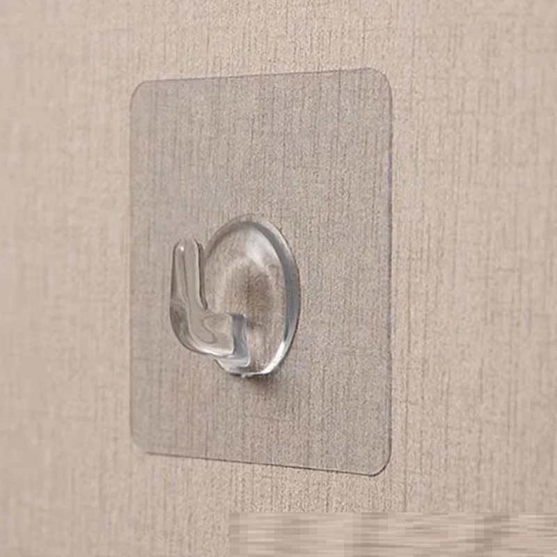 Strong Traceless Transparent Suction Cup Storage Rack Adhesive Clip Suction Cup Wall Storage Rack Hook