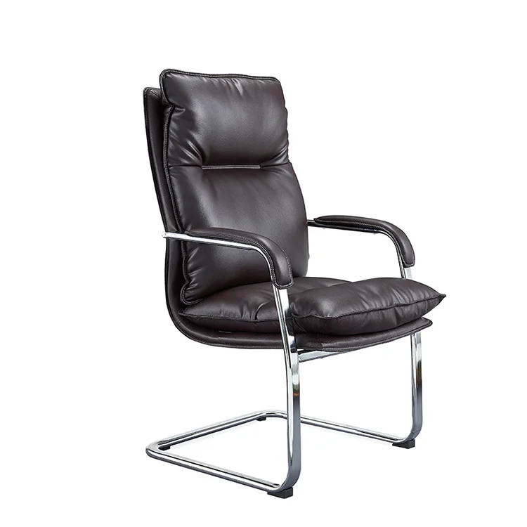 Guangdong Leather Training Ergonomic Executive High Back Office Chair Modern Design Chair for Office