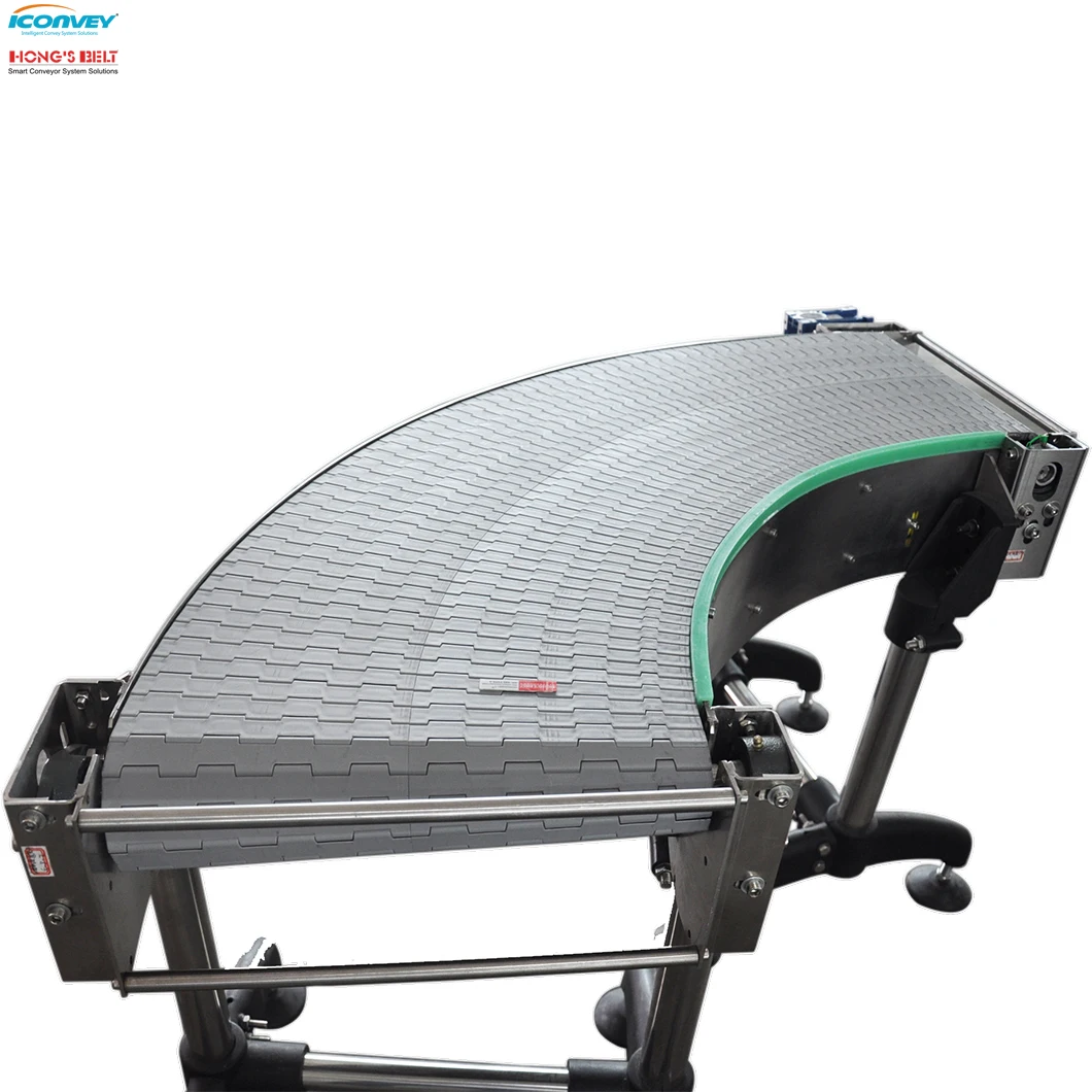 Hongsbelt Price Of Belt Conveyor Motor  Conveyor Belt Weight Flat Top Curve Conveyor Machine