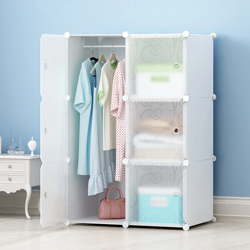  Wholesale modern simple combination wardrobe custom locker shoe cabinet diy plastic