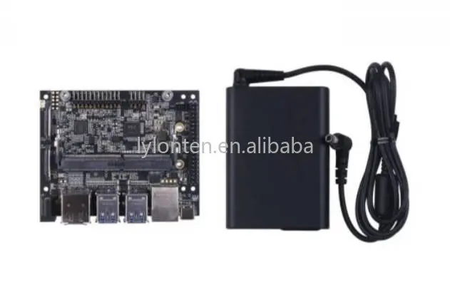 Computer J202 carrier Board for Jetson Nano/Xavier NX/TX2 NX, with 4xUSB, M.2 Key M,E same size of NVIDIA Jetson