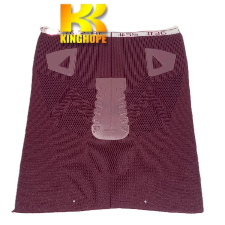 Custom Semi Finished Eco Friendly Recycled Fly Knitted  textile Sock Shoes Uppers ladies shoes upper material